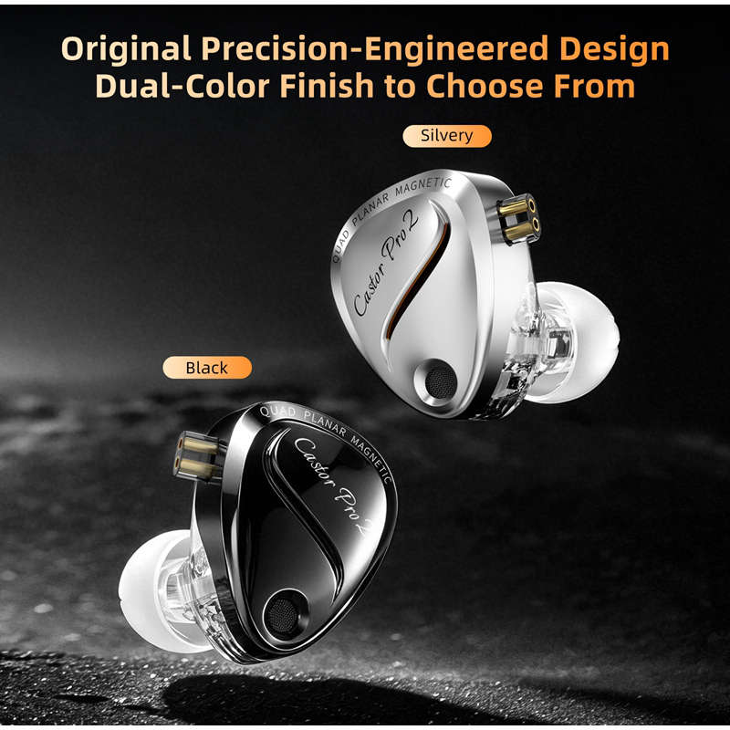 Type C Wired Earphones With Mic - Fone de Ouvido KZ Castor Pro