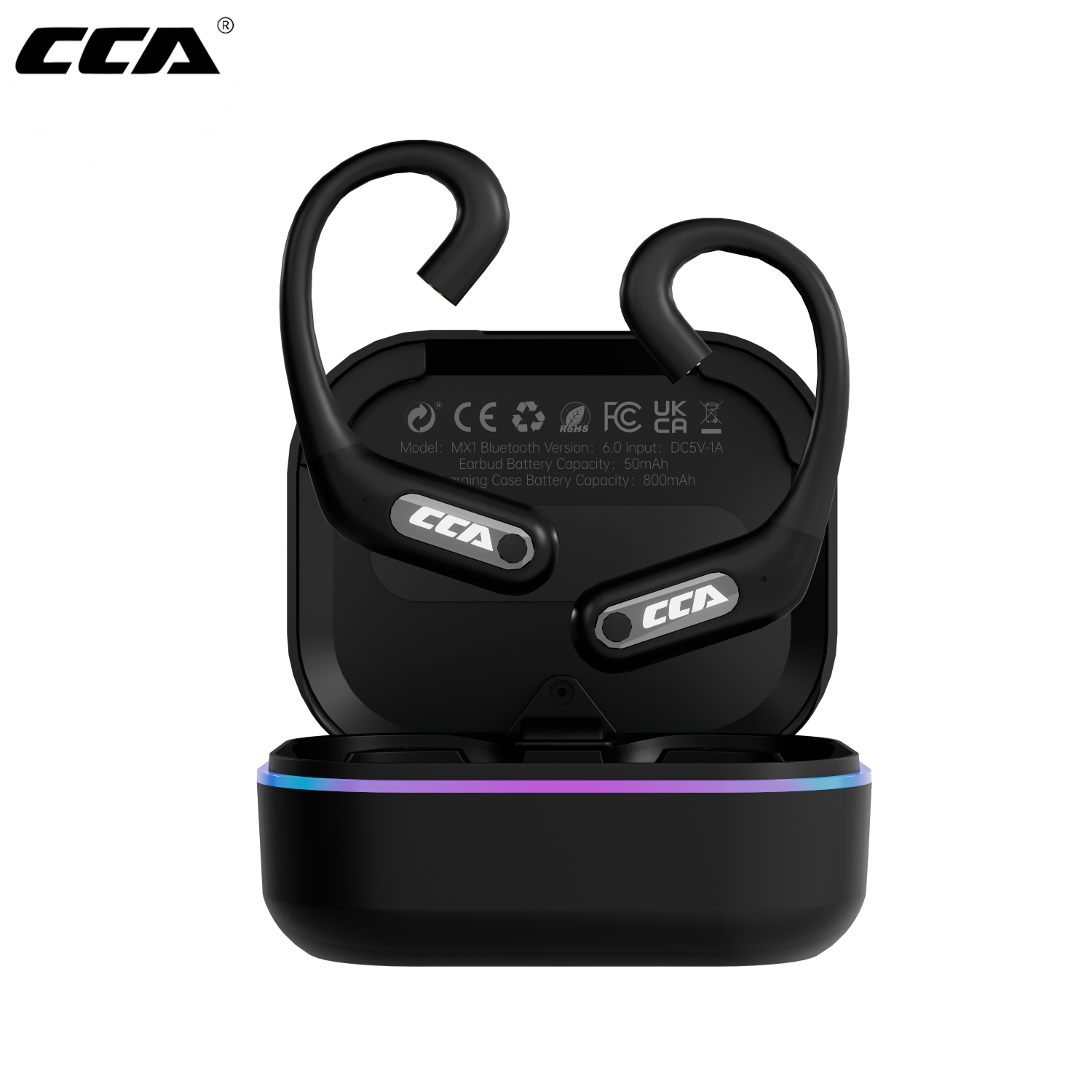 Type C Wired Earphones With Mic - Módulo Bluetooth 6.0 CCA MX1 HD