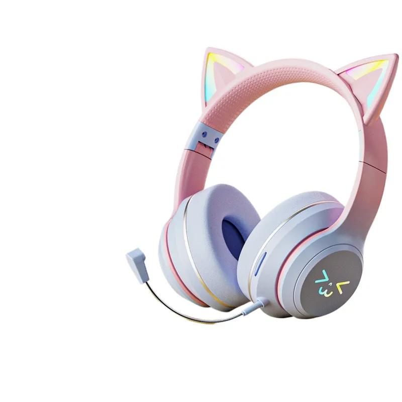 Fones de ouvido sem fio Blueto - Cat Ear Bluetooth Headset Led avaliação e preço