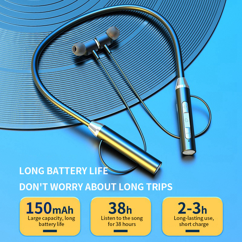 Fone bluetooth 5.0 neckband fo - Magnetic Neckband Sports Earphones avaliação e preço