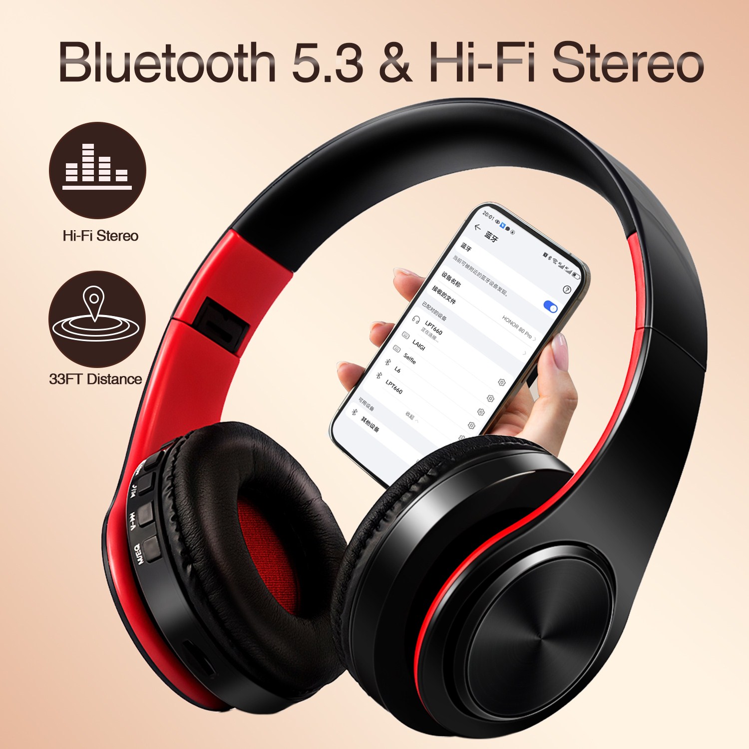 Catassu fone de ouvido bluetoo - Anc Wireless Over Ear Headphones avaliação e preço