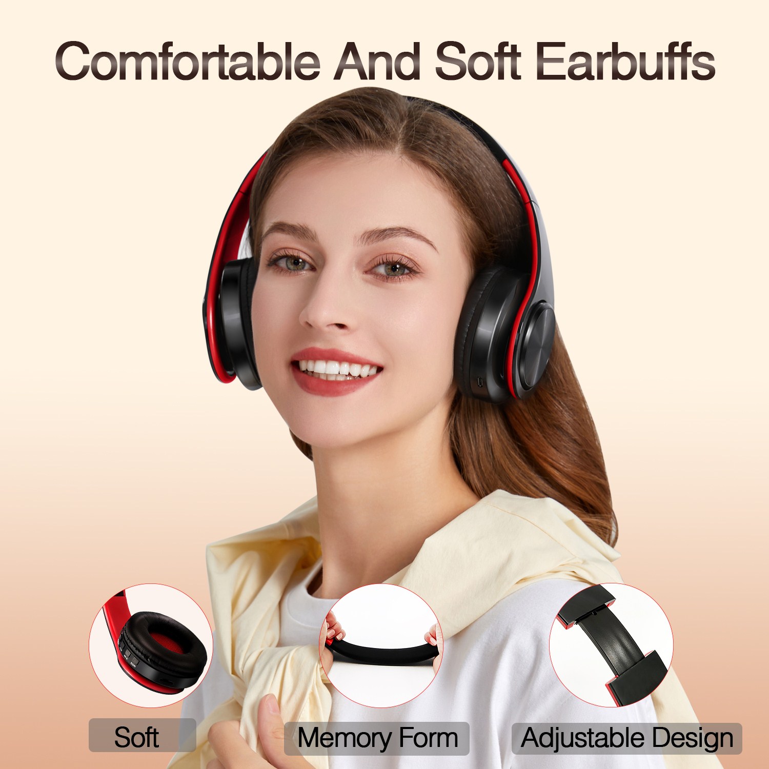 Catassu fone de ouvido bluetoo - Anc Wireless Over Ear Headphones avaliação e preço