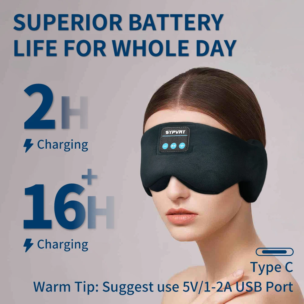 Máscara de olho Bluetooth com  - Sleep Mask Headphones Bluetooth avaliação e preço